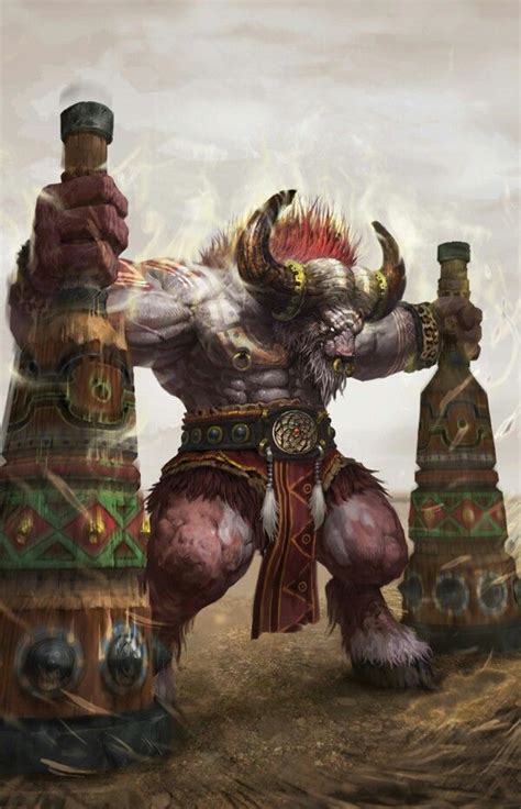 Gran Minotauro Mythical Creatures Art Fantasy Art Warcraft Art