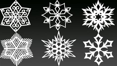 6 Amazing Paper Snowflakes In 5 Minutes Eash Youtube