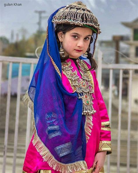 Beautiful Child In Gilgiti Traditional Dress Gilgit Baltistan Pakistan
