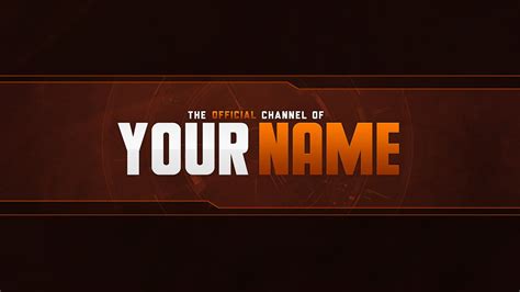 14 Youtube Banner Psd T Images Free Youtube Banner Within Yt Banner