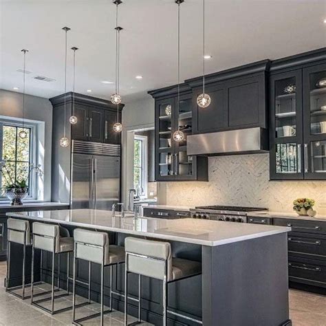 Kitchen design ideas kitchen woodwork designs hyderabad download. Top 50 Best Grey Kitchen Ideas - Refined Interior Designs ...