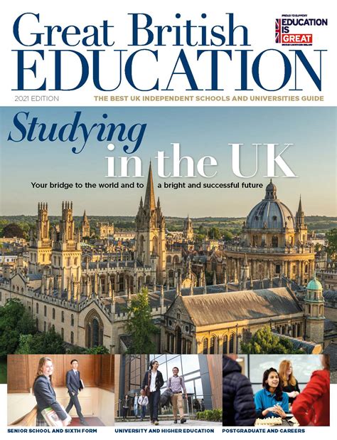 A Great British Education 2021 The Chelsea Magazine Company