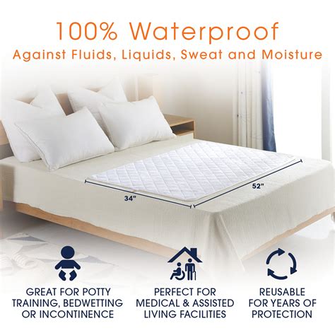Large Waterproof Underpad Bed Pad For Incontinence And Bed Wetting 52