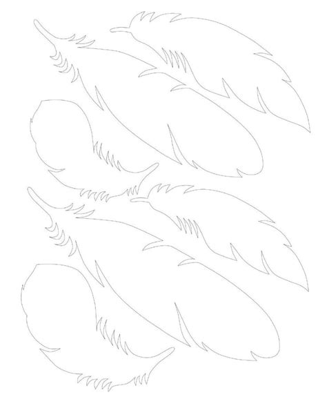 Best 25 Feather Template Ideas On Pinterest Feather
