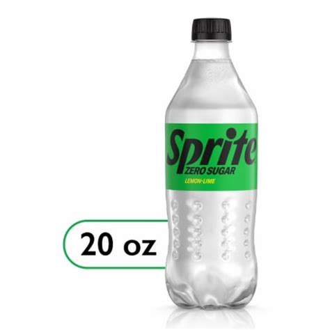Sprite Zero Sugar Lemon Lime Diet Soda Pop Soft Drink 20 Fl Oz King