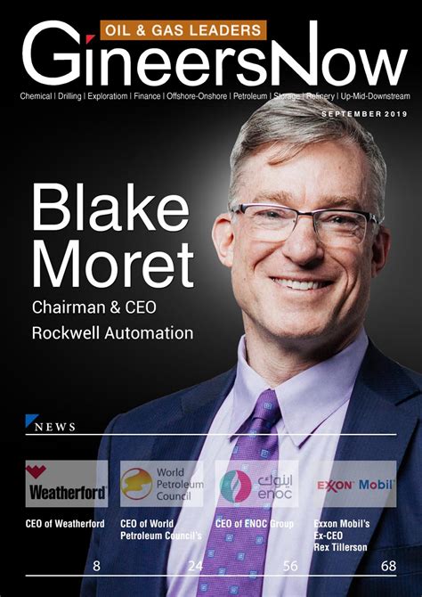 Rockwell Automations Chairman And Ceo Blake Moret Oil