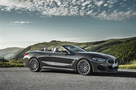 The New Bmw 8 Series Convertible In Colour Dravit Grey Metallic And 20