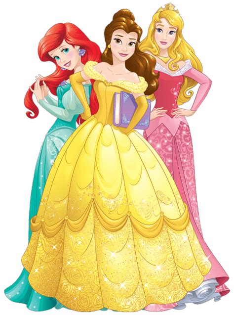 Três Princesas Disney Png Transparente Stickpng