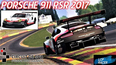 Assetto Corsa Porsche 911 RSR Spa Francorchamps OSW Direct Drive