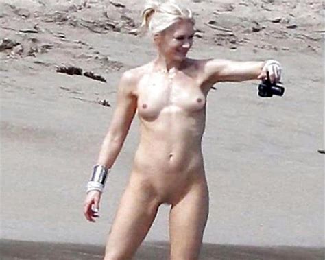 Gwen Stefani Nude Beach Pics And Naked Modeling Photos