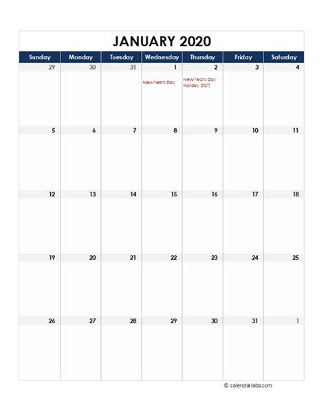 2020 South Africa Monthly Excel Calendar Free Printable Templates