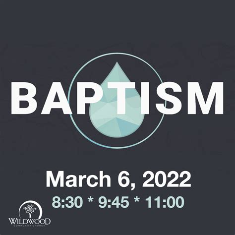 Baptism Sunday March 6 2022 Pastor Mark Robinson Com