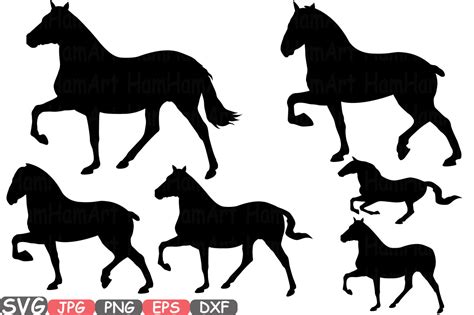 Three Horses Svg Files For Cricut Horse Svg Cut Files For Silhouette