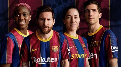 Barcelona New Jersey For 202021 Season Home And Away Kit Style