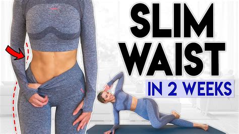 Slim Waist In 2 Weeks 5 Minute Home Workout Youtube