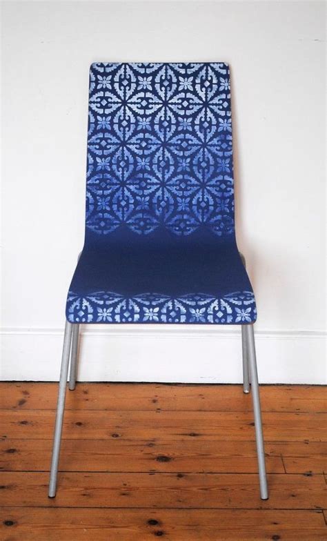 Turn Your Chairs Into Ombre Beauties Stencil Furniture Furniture Chair