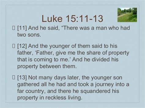 The Parable Of The Lost Son Luke 1511 32