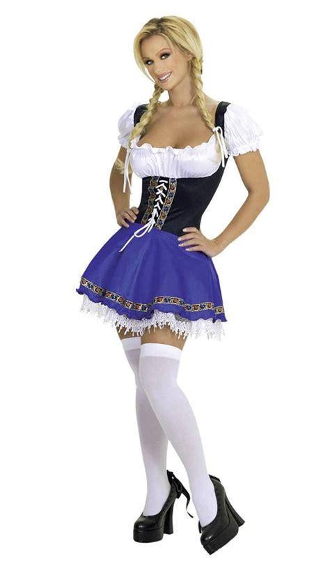 Sexy Roma Serving Wench German Beer Girl Barmaid Swiss Miss Oktoberfest