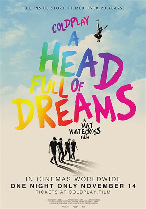 Coldplay A Head Full Of Dreams Now Showing Book Tickets Vox