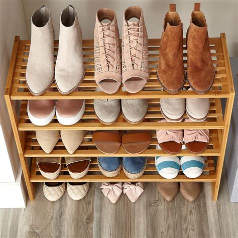 2 Tier Stackable Shoe Shelf Shoe Shelves Shoe Organization Closet