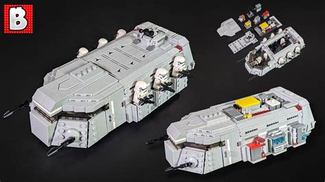 Star Wars Rebels Lego Modular Imperial Transport Custom Build Youtube