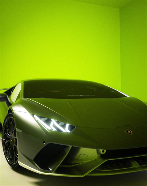 Lamborghini Days Sports Car Green Wallpaper 2730x3464