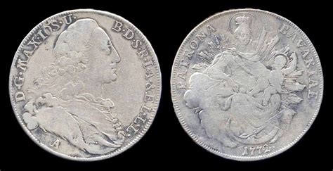 Bavarian Thaler 1772 A Golden Rule Enterprises Coins