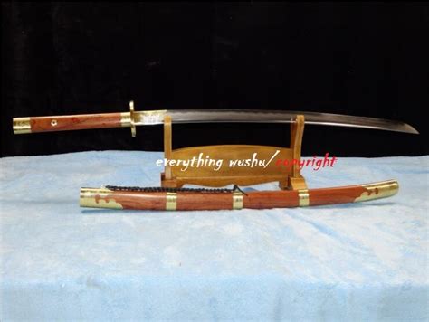 Traditional Chinese Swords Two Handed Zhanmadao In Martial Arts From