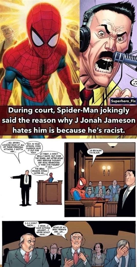A Comic Strip With An Image Of Spider Man Talking To Another Person