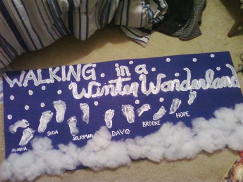 Walking In A Winter Wonderland Winter Craft For Families Or A Class