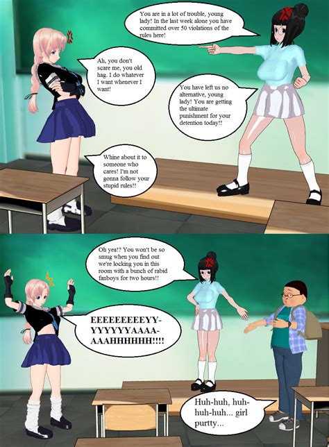 Bad Schoolgirls Get Punished By Quamp On Deviantart
