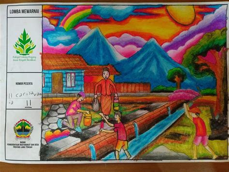 Membersihakn tempat ibadah di sekolah Gambar Gotong Royong Di Sekolah Kartun | Bestkartun