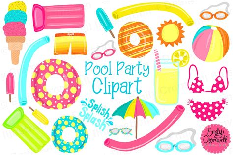 Pool Party Clipart Images 10 Free Cliparts Download Images On