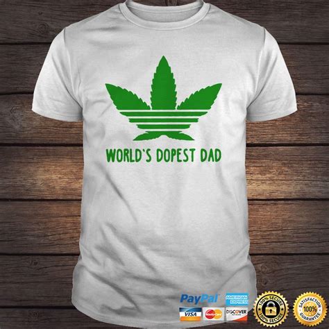Weed Worlds Dopest Dad Shirt Hoodie Sweater Long Sleeve And Tank Top