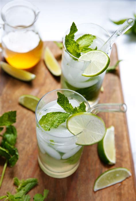 Paleo Mojito Drink With Mint And Lime Mojito Recipe Mint Mojito