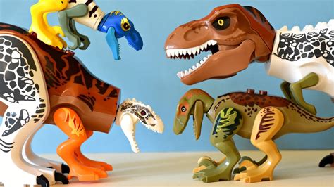 Hybrid Dinosaur Toys Lego Jurassic World Mutant Dinosaurs Indominus Rex Raptor Tyrannosaurus Rex
