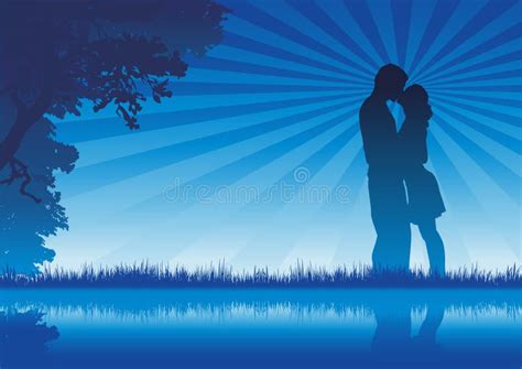Love And Kiss Stock Vector Illustration Of Hugging Lovers 22636336