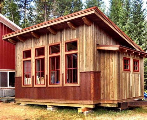 Shed Roof Cabin Lost Studios Sandpoint Idaho Cabins