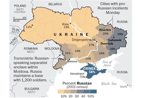 Protests Move Into Eastern Ukraine The Washington Post