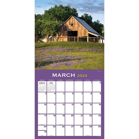 2024 Barns Wall Calendar Tf Publishing Calendars Planners