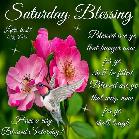 Saturday Blessings Image With Bible Verse Good Morning Texts Cute