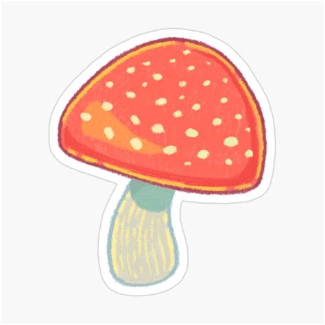 Mushroom Aesthetic Sticker Sticker By Aycaatalay In 2021 Aesthetic