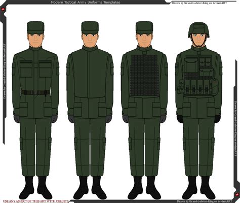 Modern Tactical Army Uniforms Templates By Grand Lobster King On Deviantart