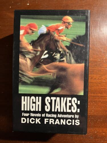 High Stakes Racing Adventures Dick Francis Box Set 4 Books Ebay