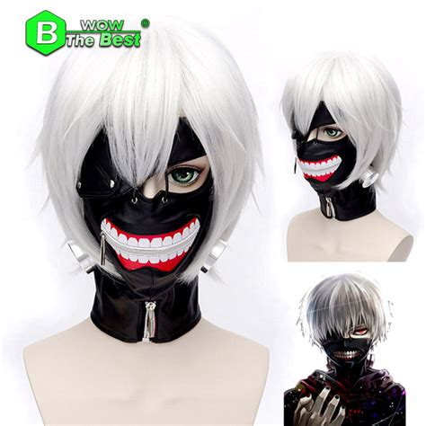 Bunların yaklaşık 1% kadarı parti maskeleri. Tokyo Ghoul cosplay Mask Anime Cosplay Kaneki Ken Mask ...