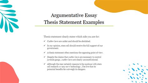 How To Write A Thesis Statement For An Argumentative Essay Blog About