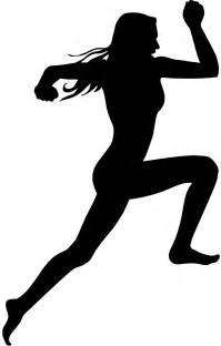 Girl Running Silhouette Free Vector Silhouettes