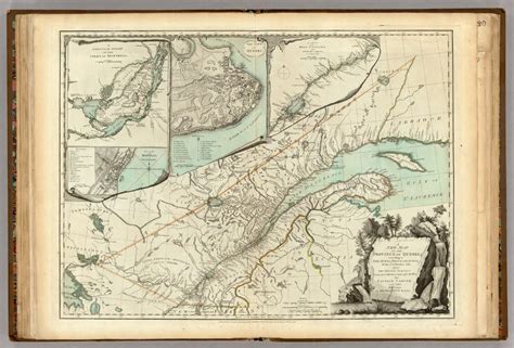 New Map Of The Province Of Quebec David Rumsey Historical Map Collection