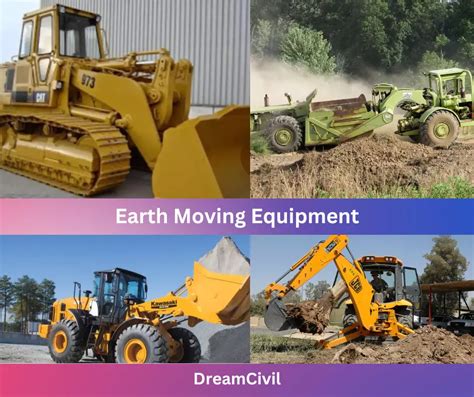 Earth Moving Equipment With Images Dream Civil
