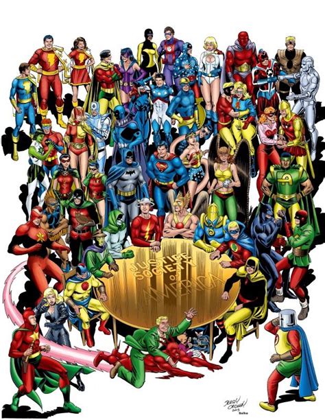 Justice Society Of America All Star Squadron Infinity Inc By Jerry